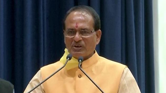 Madhya Pradesh Chief Minister Shivraj Singh Chouhan announced financial assistance to the poor under the Sambal scheme which he re-launched on Tuesday.(ANI Photo)
