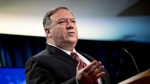 FILE: In this April 29, 2020, file photo Secretary of State Mike Pompeo speaks at a news conference at the State Department in Washington.(AP) FILE: In this April 29, 2020, file photo Secretary of State Mike Pompeo speaks at a news conference at the State Department in Washington.(AP)