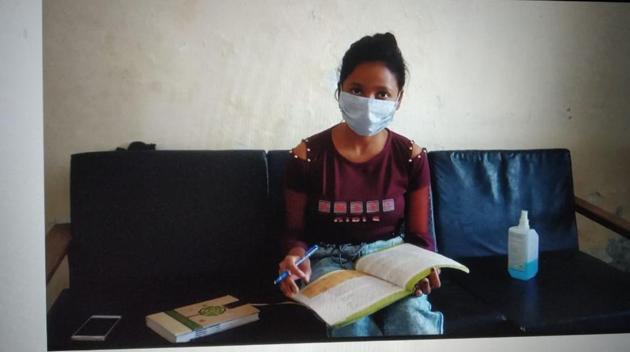A student who has been kept under isolation at Punjab Agricultural University in Ludhiana. (HT Photo) A student who has been kept under isolation at Punjab Agricultural University in Ludhiana. (HT Photo)