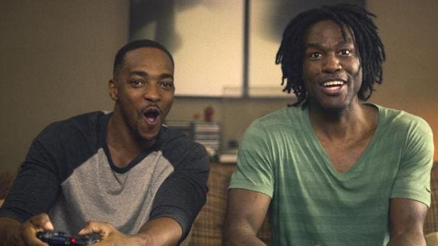 Anthony Mackie and Yahya Abdul-Mateen II in a still from Black Mirror. Anthony Mackie and Yahya Abdul-Mateen II in a still from Black Mirror.