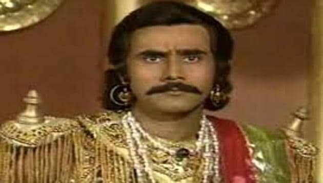 Puneet Issar as Duryodhan in a still from Mahabharat.