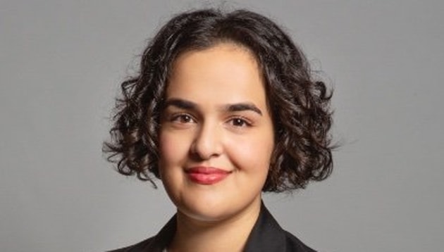 Nadia Whittome, 24, was born in Nottingham to Indian-origin parents and worked as a carer before contesting the election(Nadia Whittome/Twitter)