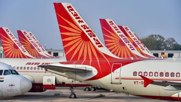 Air India and Air India Express will operate to 64 flights in seven days to bring back 14,800 stranded Indians from 12 countries. (PTI File Photo) Air India and Air India Express will operate to 64 flights in seven days to bring back 14,800 stranded Indians from 12 countries. (PTI File Photo)