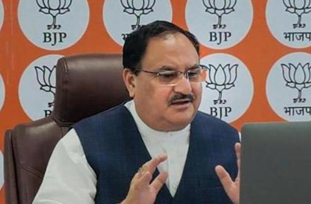 BJP president JP Nadda took no names in his tweets. (PTI) BJP president JP Nadda took no names in his tweets. (PTI)