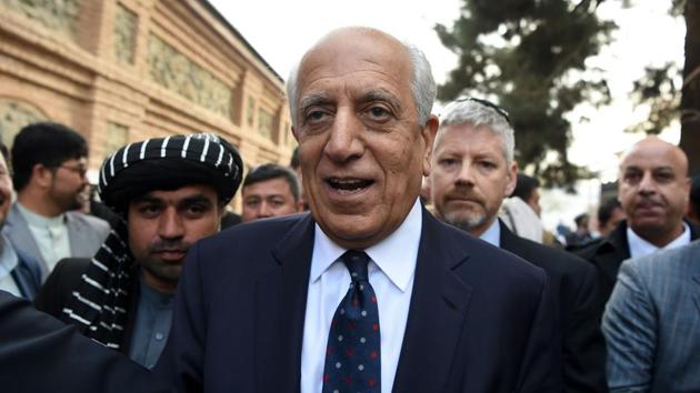 US special envoy Zalmay Khalilzad, the first high-level foreign dignitary to travel to New Delhi since Covid-19-related travel restrictions came into effect, visited India as part of a three-nation tour that will also take him to Qatar and Pakistan.(AFP/ File photo)