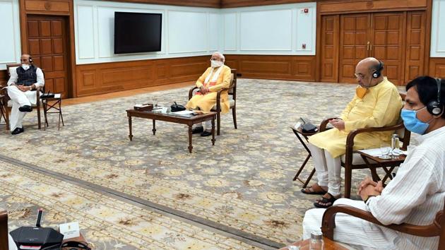 In Delhi, Prime Minister Narendra Modi chaired a meeting of the National Disaster Management Authority and the Ministry of Home Affairs regarding the gas leak situation in Visakhapatnam. The PM has promised Andhra Pradesh Chief Minister YS Jagan Mohan Reddy all the help that he would need. (ANI) In Delhi, Prime Minister Narendra Modi chaired a meeting of the National Disaster Management Authority and the Ministry of Home Affairs regarding the gas leak situation in Visakhapatnam. The PM has promised Andhra Pradesh Chief Minister YS Jagan Mohan Reddy all the help that he would need. (ANI)
