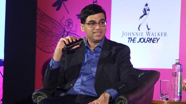 Indian chess player Viswanathan Anand and wife Aruna Anand posing for  photograph in Chennai