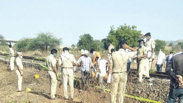 Rescue operation going on between Jalna and Aurangabad in Maharashtra. (ANI Photo) Rescue operation going on between Jalna and Aurangabad in Maharashtra. (ANI Photo)