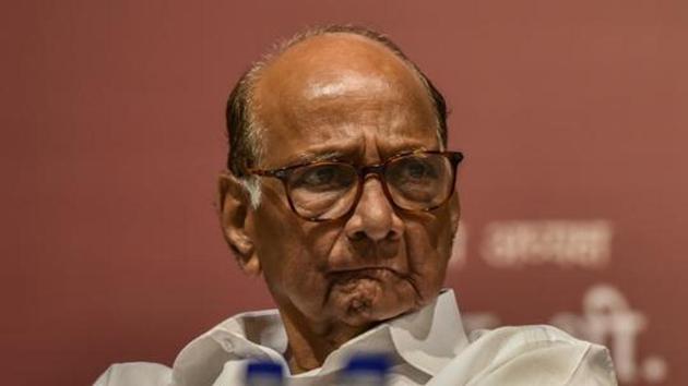 NCP chief Sharad Pawar on Friday termed the death of 16 migrant workers in the Aurangabad train accident as heart-wrenching. (Kunal Patil/HT Photo) NCP chief Sharad Pawar on Friday termed the death of 16 migrant workers in the Aurangabad train accident as heart-wrenching. (Kunal Patil/HT Photo)