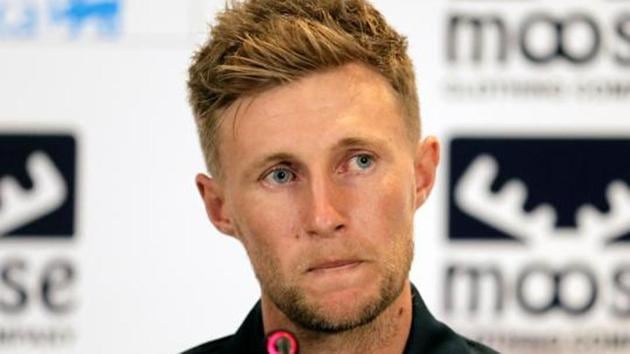 England cricket captain Joe Root looks on during a news conference.(REUTERS)