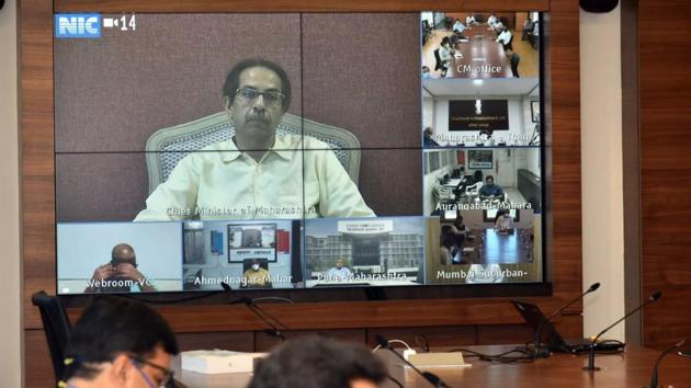 Maharashtra Chief Minister Uddhav Thackeray speaks at the all-party meeting organised on the Covid-19 situation, in Mumbai on Thursday. (ANI Photo) Maharashtra Chief Minister Uddhav Thackeray speaks at the all-party meeting organised on the Covid-19 situation, in Mumbai on Thursday. (ANI Photo)