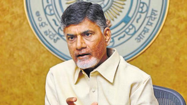 Chandrababu Naidu demanded that the Visakhapatnam plant be closed down immediately.(Ruben Banerjee/HT Photo)