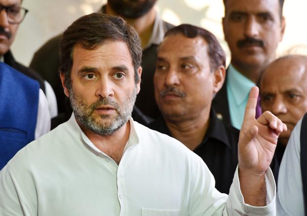 Last week, Rahul Gandhi had hit out at the railways for charging fare to transport migrant workers.(Mohd Zakir/HT File Photo)