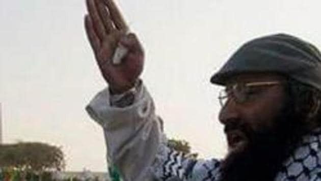 Hizbul Mujahideen ‘supreme commander’ Syed Salahuddin.(HT FILE PHOTO)