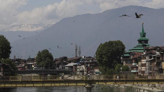 Protests had erupted in Pulwama when the encounter was underway, prompting the authorities to suspend all mobile services -- except postpaid Bharat Sanchar Nigam Limited connectivity – across the Valley. (AP) Protests had erupted in Pulwama when the encounter was underway, prompting the authorities to suspend all mobile services -- except postpaid Bharat Sanchar Nigam Limited connectivity – across the Valley. (AP)