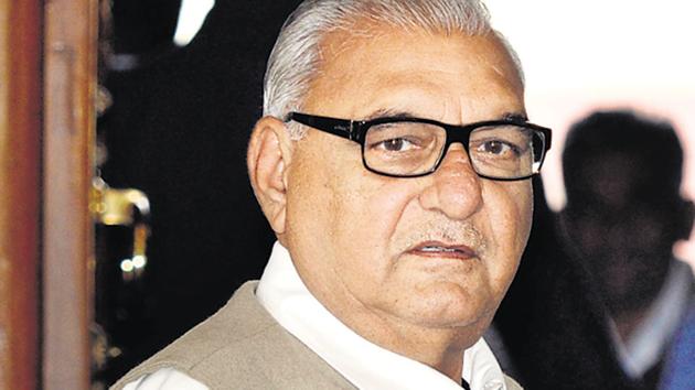 Former Haryana chief Minister Bhupinder Singh Hooda is an accused in the AJL case. (HT Photo) Former Haryana chief Minister Bhupinder Singh Hooda is an accused in the AJL case. (HT Photo)