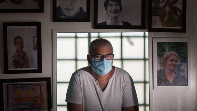Educators like Alain, pictured here for a portrait at Elan Retrouve, are helping persons with mental disorders make sense of the abrupt changes in their lives. (Loic Venance / AFP)