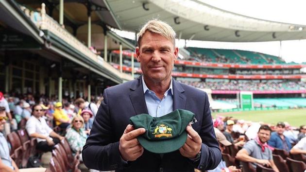 Shane Warne put his Baggy Green up for auction to generate funds for the Australian Bushfire victims. (IANS) Shane Warne put his Baggy Green up for auction to generate funds for the Australian Bushfire victims. (IANS)