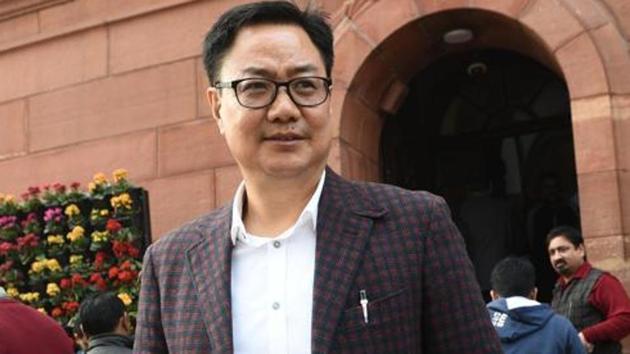 Kiren Rijiju(Vipin Kumar/HT PHOTO)