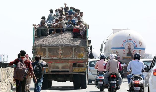 The revenue and labour departments will register the details of all the migrants, whether they are skilled or unskilled. (ANI Photo) The revenue and labour departments will register the details of all the migrants, whether they are skilled or unskilled. (ANI Photo)