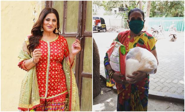 Archana Puran Singh revealed in an Instagram post that she has been helping out the lesser-privileged with basic necessities.