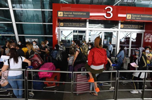 Air India and Air India Express have been operating special flights to bring expatriates home. (HT Photo) Air India and Air India Express have been operating special flights to bring expatriates home. (HT Photo)