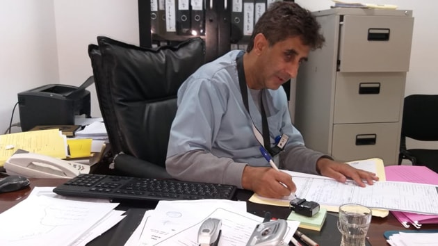 Dr Javid Iqbal Monga became Kashmir’s first doctor and frontline worker to test positive for the virus. Dr Javid Iqbal Monga became Kashmir’s first doctor and frontline worker to test positive for the virus.
