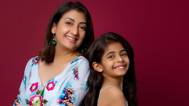 Juhi Parmar with daughter Samairra