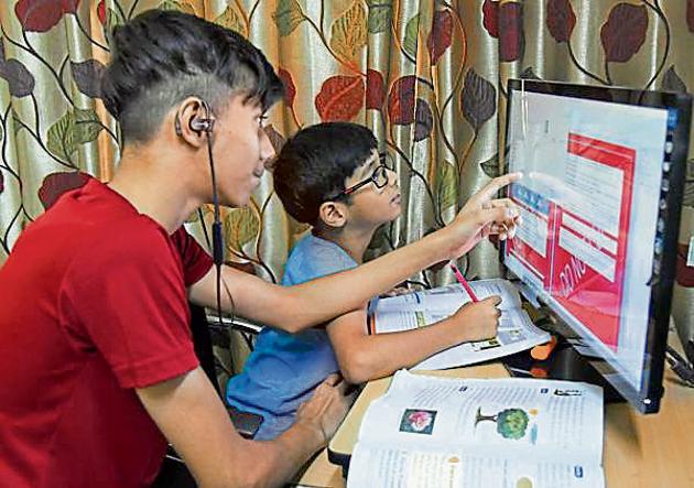 While many are apprehensive, others feel online classes are not as effective as face-to-face classroom teaching. (KESHAV SINGH/HT)
