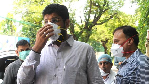 The Covid-19 tally in Gujarat, as per the Ministry of Health, stands at 8541. (Keshav Singh/Hindustan Times) The Covid-19 tally in Gujarat, as per the Ministry of Health, stands at 8541. (Keshav Singh/Hindustan Times)