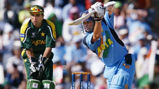 File image of Sachin Tendulkar batting against Pakistan.(AFP)