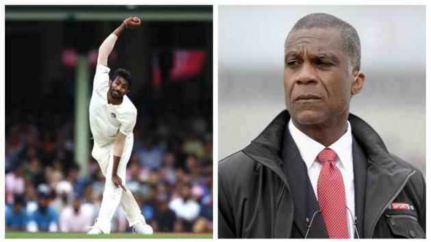 Jasprit Bumrah and Michael Holding.(Getty) Jasprit Bumrah and Michael Holding.(Getty)