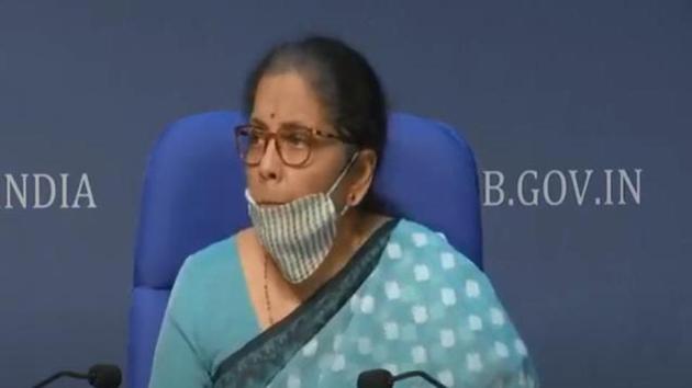 Union Finance Minister Nirmala Sitharaman.(ANI)