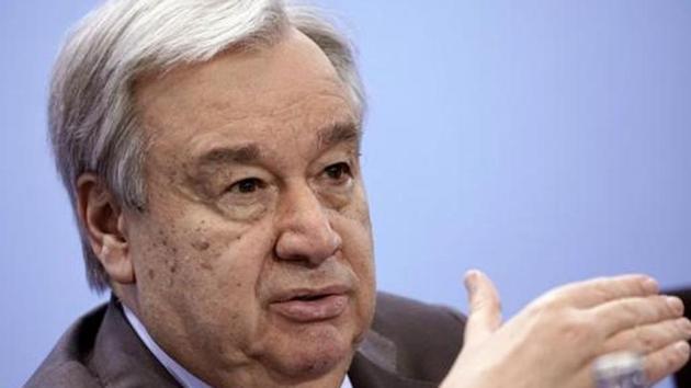 United Nations Secretary-General Antonio Guterres called on faith leaders to promote solidarity based on human rights and human dignity as well as social cohesion, mutual respect and understanding. (Reuters file photo) United Nations Secretary-General Antonio Guterres called on faith leaders to promote solidarity based on human rights and human dignity as well as social cohesion, mutual respect and understanding. (Reuters file photo)