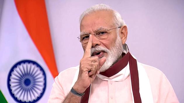 New Delhi, May 12 (ANI): Prime Minister Narendra Modi addresses the nation, in New Delhi on Tuesday. (ANI Photo) (ANI) New Delhi, May 12 (ANI): Prime Minister Narendra Modi addresses the nation, in New Delhi on Tuesday. (ANI Photo) (ANI)