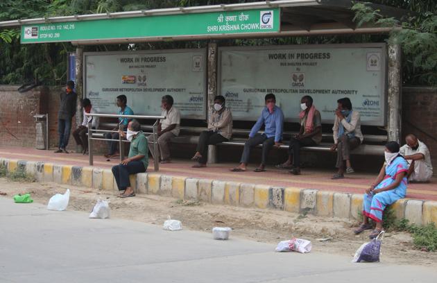 On the issue of allowing public transport to function, Delhi CM said that the people have opined that taxis and auto-rickshaws should operate with restrictions.(Yogendra Kumar/HT PHOTO)