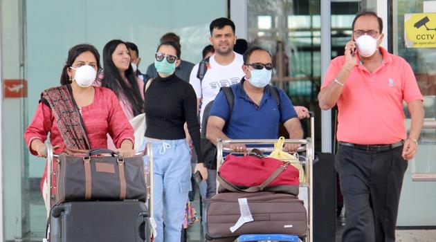 Among the five who returned to Chandigarh, were four students from Singapore and a doctor from PGIMER who was on a sabbatical in Dhaka.(HT photo)