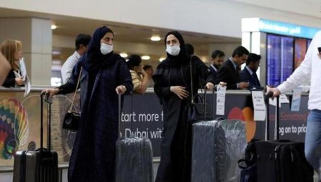 Travellers wear masks as they arrive at Dubai International Airport, after the UAE's Ministry of Health and Community Prevention confirmed the country's first case of coronavirus, in Dubai, United Arab Emirates January 29, 2020.(REUTERS) Travellers wear masks as they arrive at Dubai International Airport, after the UAE's Ministry of Health and Community Prevention confirmed the country's first case of coronavirus, in Dubai, United Arab Emirates January 29, 2020.(REUTERS)