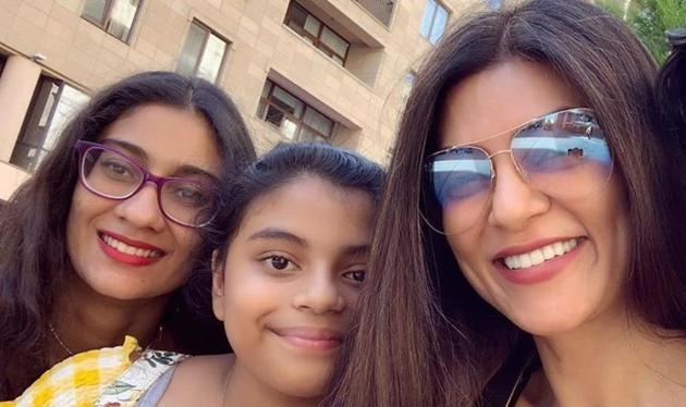 Actor Sushmita Sen has also adopted her daughters Renee and Alisah(Photo: Instagram/sushmitasen47)