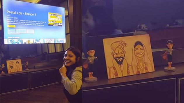 Anushka Sharma shared a glimpse of her living room on Instagram. Anushka Sharma shared a glimpse of her living room on Instagram.