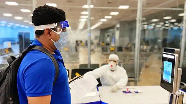 A special flight from Kuwait with 177 passengers landed at Ahmedabad International Airport during the ongoing lockdown amid coronavirus pandemic, in Ahmedabad on Thursday. (ANI photo) A special flight from Kuwait with 177 passengers landed at Ahmedabad International Airport during the ongoing lockdown amid coronavirus pandemic, in Ahmedabad on Thursday. (ANI photo)