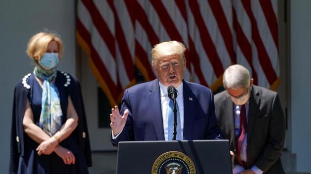 US president tweeted that India and US will fight closely to defeat the pandemic. (Reuters) US president tweeted that India and US will fight closely to defeat the pandemic. (Reuters)