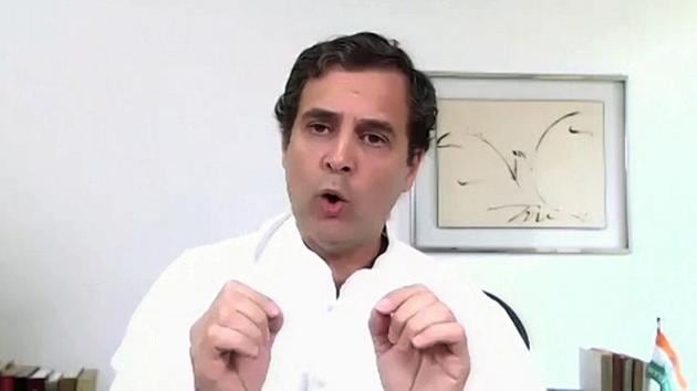 Congress leader Rahul Gandhi addresses a press conference in New Delhi on Saturday. (ANI) Congress leader Rahul Gandhi addresses a press conference in New Delhi on Saturday. (ANI)