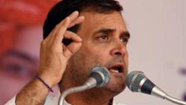 File photo: Former Congress president Rahul Gandhi.(ANI)