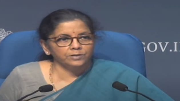 Union Finance Minister Nirmala Sitharaman(Screengrab) Union Finance Minister Nirmala Sitharaman(Screengrab)