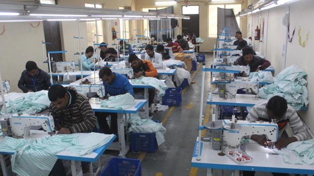 The garment industry is the second-biggest sector in the state after agriculture in terms of the number of people it engages. (Yogendra Kumar/HT file photo. Representative image) The garment industry is the second-biggest sector in the state after agriculture in terms of the number of people it engages. (Yogendra Kumar/HT file photo. Representative image)