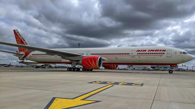 An Air India flight evacuating stranded Indians as part of government's 'Vande Bharat' mission, amid the ongoing coronavirus pandemic. (PTI/ File photo) An Air India flight evacuating stranded Indians as part of government's 'Vande Bharat' mission, amid the ongoing coronavirus pandemic. (PTI/ File photo)