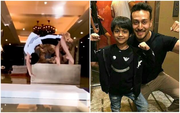 Tiger Shroff is in awe of Shilpa Shetty’s son Viaan.