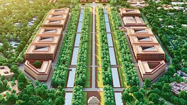 Former bureaucrats are concerned regarding the tendency to hastily execute the Central Vista project. (HT Archive) Former bureaucrats are concerned regarding the tendency to hastily execute the Central Vista project. (HT Archive)