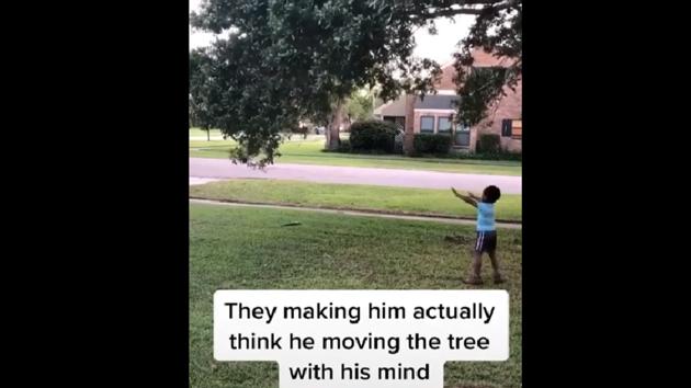 This little boy got a taste of the power of moving things with his mind.(Reddit) This little boy got a taste of the power of moving things with his mind.(Reddit)